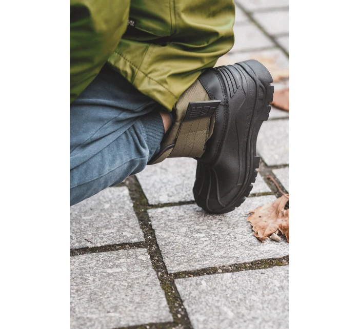 Dětské sněhule s rázovou podšívkou zateplené Khaki Big Star MM374123