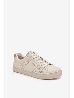 Dámské síťované tenisky Big Star TT274292 Béžové