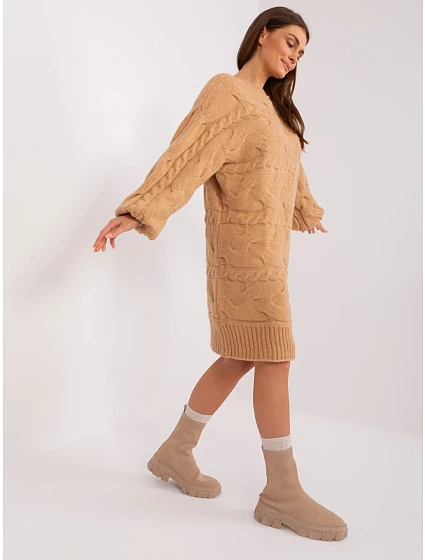 Sweter AT SW model 18884736 camelowy - FPrice