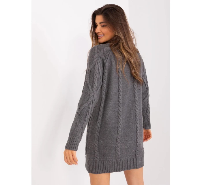 Šaty BA SK 8012 1.66P tmavě šedá