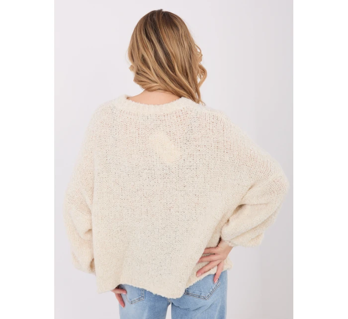 Jumper CH SW 72610.62 světle béžový Jumper CH SW 72610.62 světle béžový