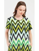 Dámské domácí šaty s krátkým rukávem Zuzana Dámské domácí šaty s krátkým rukávem Zuzana