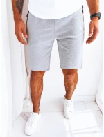 FashionStreet pánské světle šedé teplákové kraťasy SX2270
