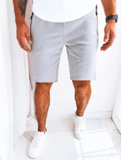 FashionStreet pánské světle šedé teplákové kraťasy SX2270
