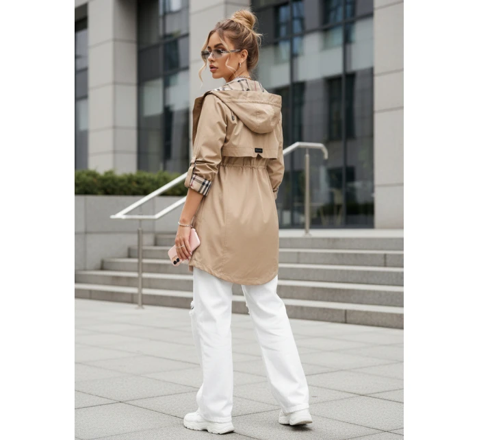 Dámská přechodná bunda béžová Dstreet model 21974324 - FashionStreet