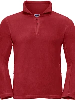 Russell Athletic 874M Fleecová mikina s 1/4 zipem 10.874M classic red