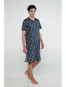Vamp - Noční košile s krátkými rukávy 20643 - Vamp
