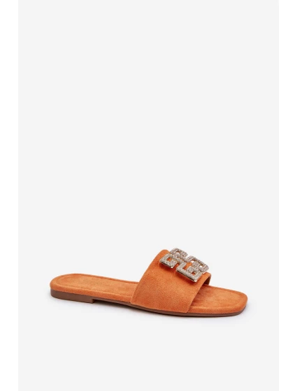 Dámské sandály na ploché podrážce s zdobením model 21651128 - Boto