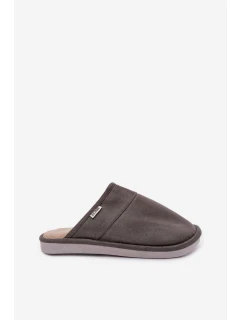 Pánské domácí pantofle tmavě šedé model 21793843 - Boto
