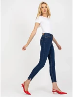 Spodnie model 21127113 ciemny niebieski - FPrice Spodnie model 21127113 ciemny niebieski - FPrice