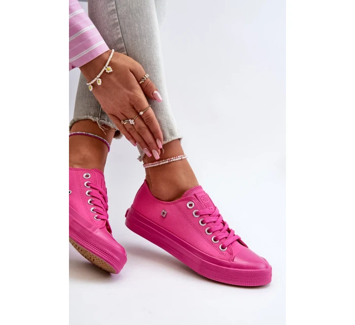 Klasické dámské tenisky Big Star Fuchsia