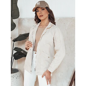 Dámská džínová bunda BERENICES light beige FashionStreet TY4309