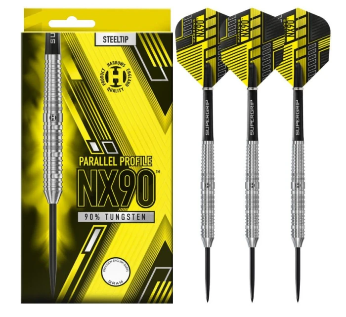 Šipky Harrows NX-90 Parallel 90% steeltip Šipky Harrows NX-90 Parallel 90% steeltip