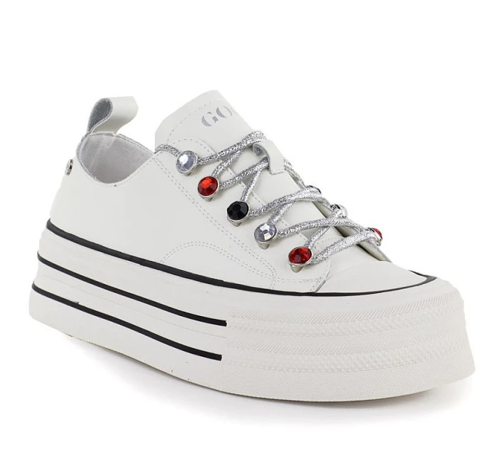 Dámské kožené tenisky na white model 22081668 - Hikvision Dámské kožené tenisky na white model 22081668 - Hikvision