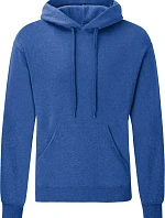 Fruit of the Loom Classic Hooded Sweat Mikina s kapucí 16.2208 heather royal