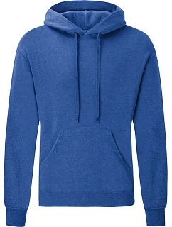 Fruit of the Loom Classic Hooded Sweat Mikina s kapucí 16.2208 heather royal