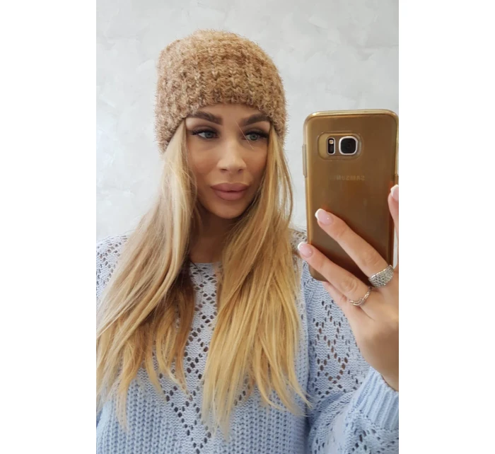 Dámská čepice Cina K259 hnědá