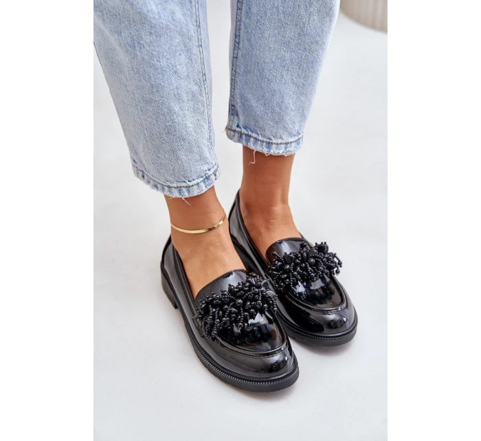Dámské mokasíny S.Barski černé model 21672362 - D&A