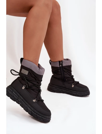 Dámské zimní boty na zip model 21728492 Černé - Lee Cooper