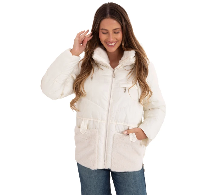 Kurtka MBM KR model 21717642 ecru - FPrice Kurtka MBM KR model 21717642 ecru - FPrice