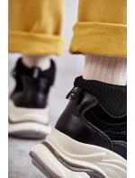 Dámská vysoká sportovní obuv GOE KK2N4098 Černe Dámská vysoká sportovní obuv GOE KK2N4098 Černe