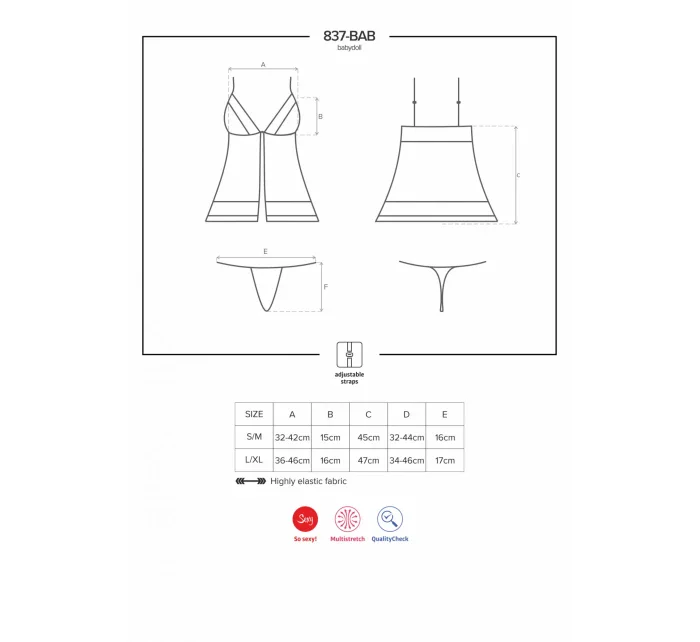 košilka  ydoll  model 5726600 - Obsessive