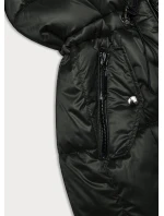 Vypasovaná dámská zimní bunda v army barvě S'west (B8207-B8282-11)