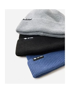 Čepice RIP CURL CLASSIC SURF REG BEANIE, balení po 3 kusech, černá