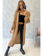 Dlouhý svetr s velbloudím vzorem Dlouhý svetr s velbloudím vzorem