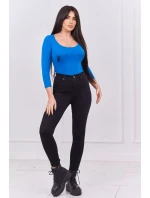 Body s potiskem pistole chrpově modré barvy