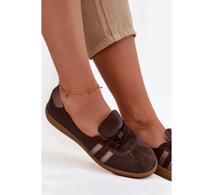 Kožené semišové dámské polobotky typu barefoot Zazoo N1341 čokoládové