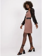 Šaty LK SK 508840.22X tmavě růžová