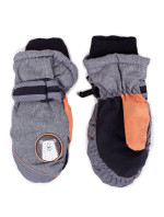 Yoclub Dětské zimní lyžařské rukavice REN-0229C-A110 Grey