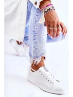 Dámské klasické kožené tenisky bílé Misima Dámské klasické kožené tenisky bílé Misima