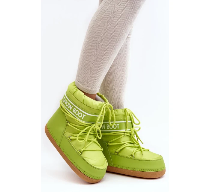 Dámské sněhule se zavazováním Olive Soia Dámské sněhule se zavazováním Olive Soia