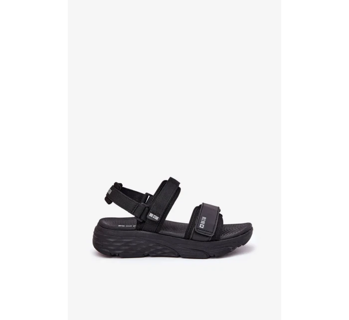 Dámské sportovní sandály na platformě Big Star – černé Dámské sportovní sandály na platformě Big Star – černé