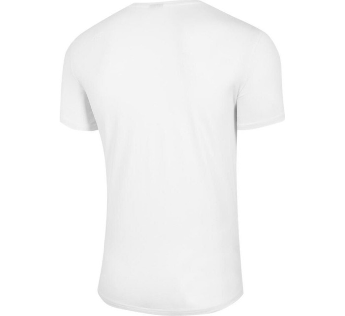 Pánské tričko H4L22-TSM047-10S bílé - 4F