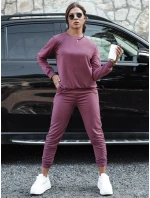 MILIAN dámská tepláková souprava bordó Dstreet model 21980505 - FashionStreet