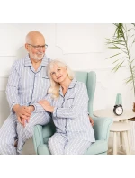 Pyžamo 224 model 21765054 III délka/r M2XL rozepínací - MARTEL