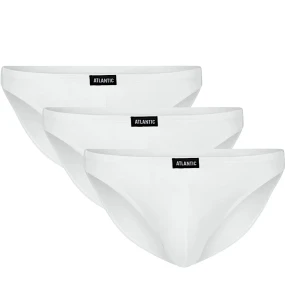 Pánské slipy 3 pack 230 white - Atlantic