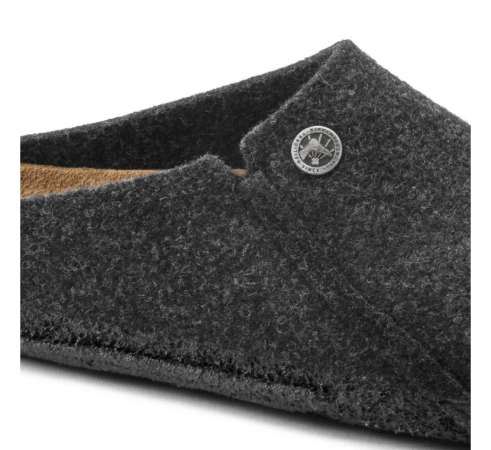 Birkenstock Zermatt Cozy Home Anthracite vlněné plstěné pantofle regular wide (1014938) Birkenstock Zermatt Cozy Home Anthracite vlněné plstěné pantofle regular wide (1014938)