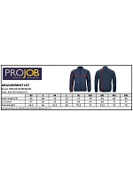 Sweatshirt Full Zip Těžká pracovní mikina Doubleface 64. grey model 22462270 - ProJob Sweatshirt Full Zip Těžká pracovní mikina Doubleface 64. grey model 22462270 - ProJob