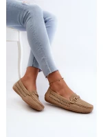 Dámské černé šněrovací mokasíny model 21659416 - Boto Dámské černé šněrovací mokasíny model 21659416 - Boto