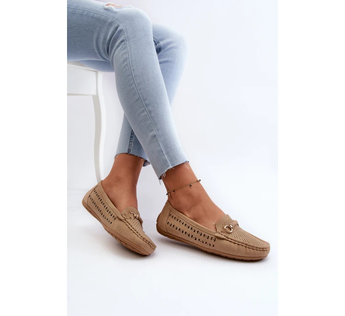 Dámské černé šněrovací mokasíny model 21659416 - Boto Dámské černé šněrovací mokasíny model 21659416 - Boto