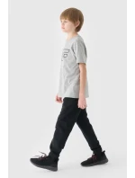 Chlapecké Dresové Kalhoty Joggery 4FJWAW24TTROM760-20S Černé