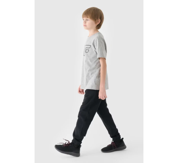 Chlapecké Dresové Kalhoty Joggery 4FJWAW24TTROM760-20S Černé