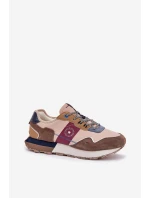 Semišové Pánské Tenisky Na Platformě Big Star RR174475 Hi-Poly System Béžové Semišové Pánské Tenisky Na Platformě Big Star RR174475 Hi-Poly System Béžové