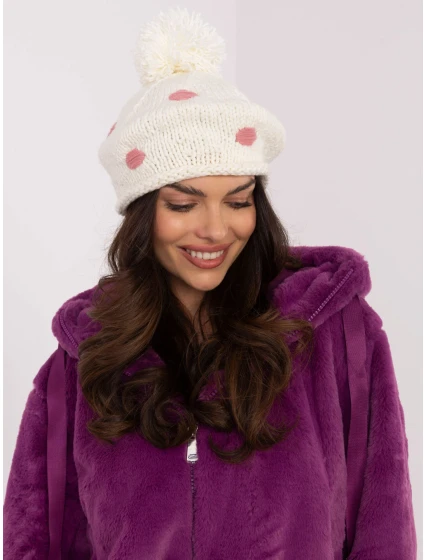 Čepice AT CZ CHA1133.40P ecru Čepice AT CZ CHA1133.40P ecru