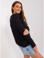 Sweter AT SW model 18884798 czarny - FPrice