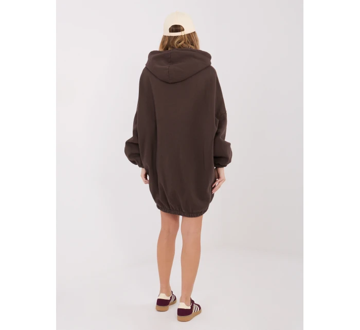 Mikina WT BL A1461.13P tmavě hnědá